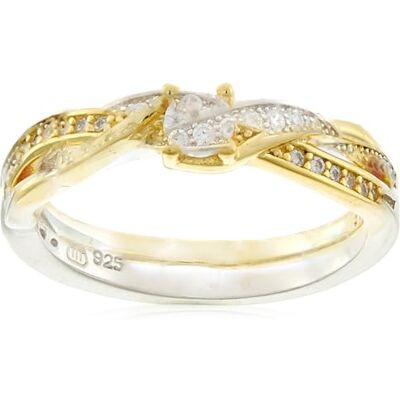 Brilio Silver Anello Charming Gold Plated Engagement Ring RI049Y Circuit: 52 mm Marca, Estándar, Metallo Non prezioso, Nessuna Pietra preziosa Brilio Silver Anello Charming Gold Plated Engagement Ring RI049Y Circuit: 52 mm Marca, Estándar, Metallo Non prezioso, Nessuna Pietra preziosa