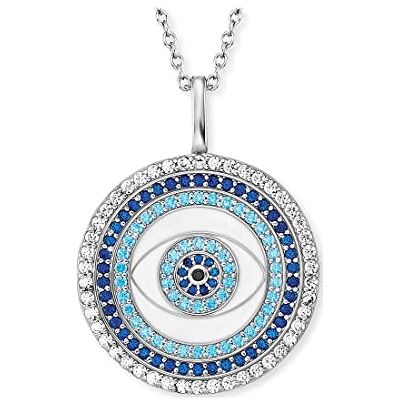 Engelsrufer Collana Womens Sterling Silver Zirconia_cubica Engelsrufer Collana Womens Sterling Silver Zirconia_cubica