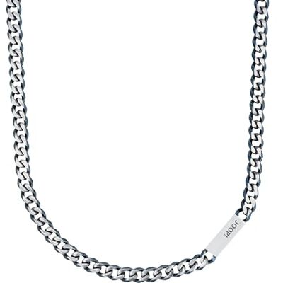 Joop! Collana da uomo in acciaio inossidabile, 60 cm, bicolore, in confezione regalo per gioielli, , Collana Blu Joop! Collana da uomo in acciaio inossidabile, 60 cm, bicolore, in confezione regalo per gioielli, , Collana Blu