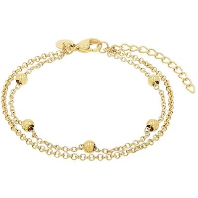 TOM TAILOR Bracciale da Donna in Acciaio inox Placcato Oro/Dorato TT-B0022 TOM TAILOR Bracciale da Donna in Acciaio inox Placcato Oro/Dorato TT-B0022