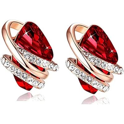 Leafael San Valentino Orecchini Donna Pietra dei Desideri, Pietra di Nascita con Cristalli Curativi, Ipoallergenici, Argento o Oro Rosa, Scatola Regalo Inclusa Leafael San Valentino Orecchini Donna Pietra dei Desideri, Pietra di Nascita con Cristalli Curativi, Ipoallergenici, Argento o Oro Rosa, Scatola Regalo Inclusa