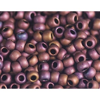 TOHO Perline giapponesi rocaille opache viola 2,2mm.11/0 100gr. TOHO Perline giapponesi rocaille opache viola 2,2mm.11/0 100gr.