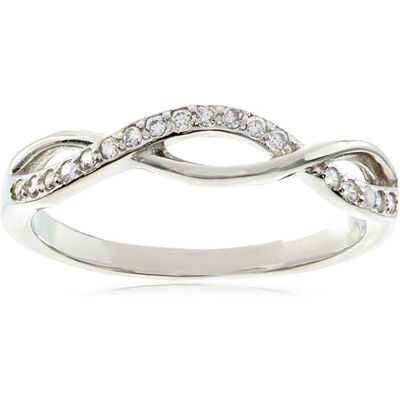 Beneto Anello Silver Ring with Crystals AGG190 Circuito: 52 mm Marca, Estándar, Metallo Non prezioso, Nessuna Pietra preziosa Beneto Anello Silver Ring with Crystals AGG190 Circuito: 52 mm Marca, Estándar, Metallo Non prezioso, Nessuna Pietra preziosa