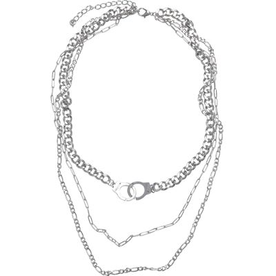 Urban Classics Saturn Layering Necklace, Collana, Unisex Adulto, Argento (Silver), Taglia unica Urban Classics Saturn Layering Necklace, Collana, Unisex Adulto, Argento (Silver), Taglia unica
