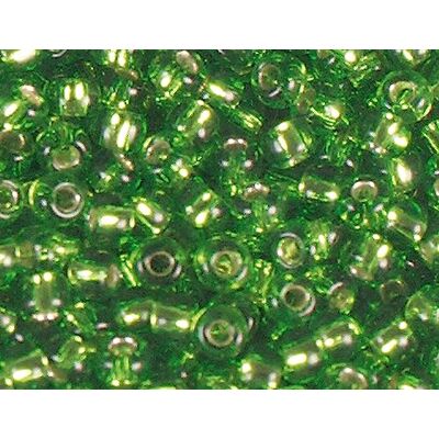 TOHO Perline giapponesi rocciose argento verde 2,2mm.11/0 100gr. TOHO Perline giapponesi rocciose argento verde 2,2mm.11/0 100gr.