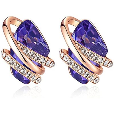 Leafael San Valentino Orecchini Donna Pietra dei Desideri, Pietra di Nascita con Cristalli Curativi, Ipoallergenici, Argento o Oro Rosa, Scatola Regalo Inclusa Leafael San Valentino Orecchini Donna Pietra dei Desideri, Pietra di Nascita con Cristalli Curativi, Ipoallergenici, Argento o Oro Rosa, Scatola Regalo Inclusa
