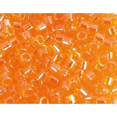TOHO Perline giapponesi cilindro Treasure brillante arancione 1,8mm.11/0 100gr. TOHO Perline giapponesi cilindro Treasure brillante arancione 1,8mm.11/0 100gr.