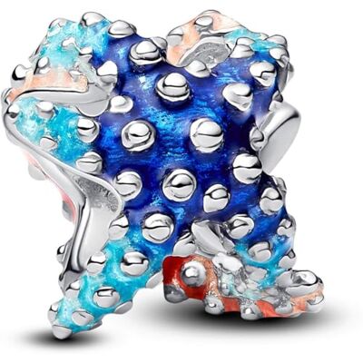PANDORA Moments 793817C01 Mini breloque en forme d'étoile de mer colorée en argent sterling compatible avec pendentif Moments, 9,9x8,6x9,4 mm, Argent sterling, Pas de gemme PANDORA Moments 793817C01 Mini breloque en forme d'étoile de mer colorée en argent sterling compatible avec pendentif Moments, 9,9x8,6x9,4 mm, Argent sterling, Pas de gemme