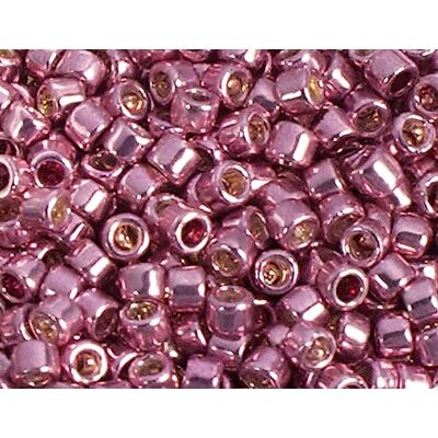 TOHO Perline giapponesi cilindro Treasure zincato rosa 3,3mm.8/0 100gr. TOHO Perline giapponesi cilindro Treasure zincato rosa 3,3mm.8/0 100gr.