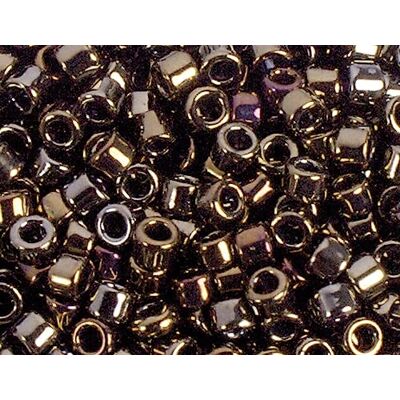 TOHO Perline giapponesi cilindro Treasure metallo bronzo 3,3mm.8/0 100gr. TOHO Perline giapponesi cilindro Treasure metallo bronzo 3,3mm.8/0 100gr.