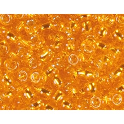 TOHO Perline giapponesi rocciose argento arancione 2,2mm.11/0 100gr. TOHO Perline giapponesi rocciose argento arancione 2,2mm.11/0 100gr.
