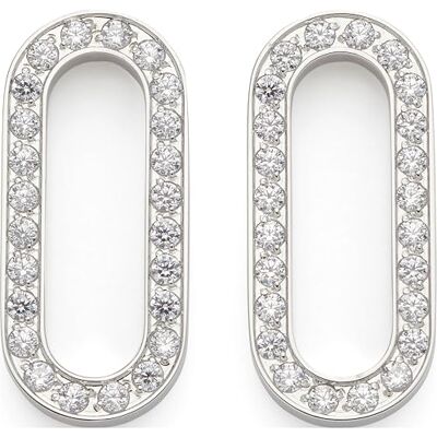 JEWELS BY LEONARDO Ciondolo Beauty's Juicy • 1 paio di ciondoli in acciaio inox color argento • Zirconi in forma ovale • Gioielli regalo per donne • , 1,9 cm, Acciaio inossidabile, Nessuna JEWELS BY LEONARDO Ciondolo Beauty's Juicy • 1 paio di ciondoli in acciaio inox color argento • Zirconi in forma ovale • Gioielli regalo per donne • , 1,9 cm, Acciaio inossidabile, Nessuna