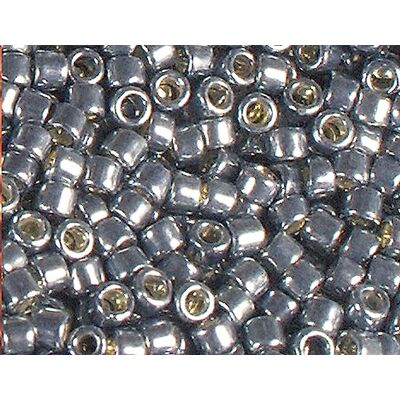 TOHO Perline giapponesi cilindro Treasure zincato blu 3,3mm.8/0 100gr. TOHO Perline giapponesi cilindro Treasure zincato blu 3,3mm.8/0 100gr.