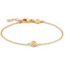 Nomination Bracciale Donna Collezione Gioie – Bracciale in Argento 925 con Pendente a forma di Sole con Cubic Zirconia Gialli – Made in Italy 16,5-18,5 cm (Oro Giallo Sole)