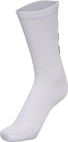 Hummel FUNDAMENTAL 3-PACK SOCK Calzini sportivi Unisex da adulto Socks, Unisex – Adulto, Bianco, 14