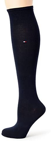 Tommy Hilfiger Kneehigh, Calzini Donna, Navy, 35-38