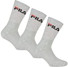 Fila , Calze Unisex, Grigio, 43/46