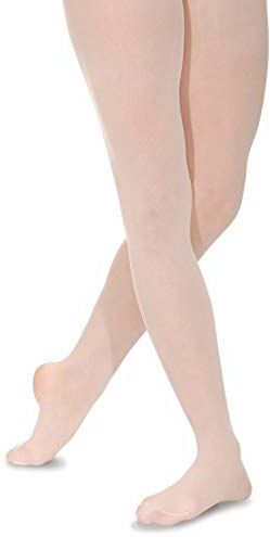 Roch Valley Ballet Tights for Adults, Collant per Balletto per Adulti Donna, Rosa Pallido, S