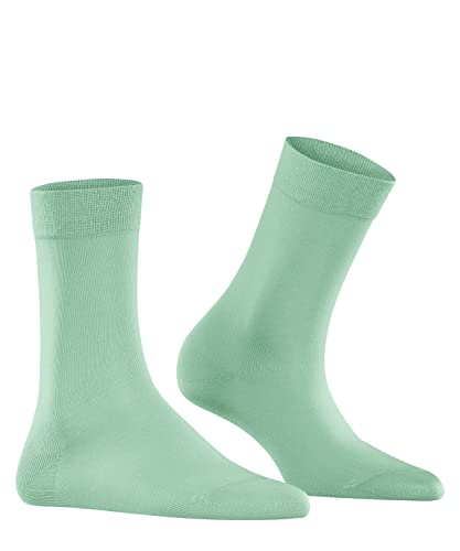 Falke Cotton Touch, Calzini Donna, Cotone, Verde (Jade 7188), 35-38, 1 Paio