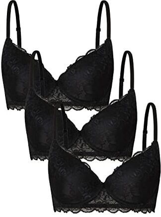 Coconuda Confezione da 3 Reggiseni Rosa Nero 4