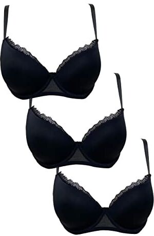 Coconuda Confezione da 3 Reggiseni Azalea Nero 4