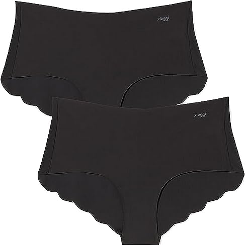 Sloggi Zero Microfibre 2.0 H Short 2p, Nero, XS Donna