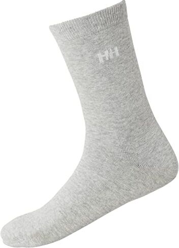 Helly Hansen Unisex Calzino In Cotone Everyday 3PK, 45-47, Grigio Melange