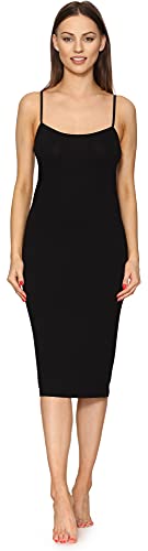 Merry Style Abitino Sottoveste Donna MS10-402 (Nero, XL)