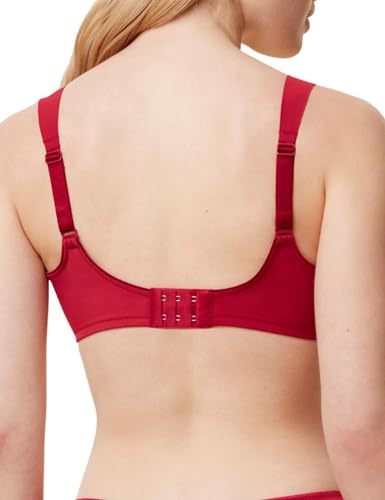 Triumph Essential Minimizer W X, Reggiseno Donna, Rosso (Deep Crimson), 6D