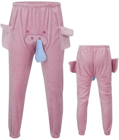 DMAIS Pantaloni pigiama di maiale, pantaloni pigiama di maiale   Pantaloni del pigiama per coppia di maiali Pantaloni pigiama morbidi unisex per coppie di animali carini per coppie di famiglie donne