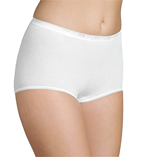 Sloggi Basic+ Maxi 3p Slip, Bianco (White), 6 IT(48 EU) (Pacco da 3) Donna