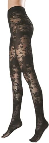 SOLIDEA Collant 70 den NERO sheer MIRIAM LACE 70 Calze a compressione graduata 12/15 mmHg Art.  Tg. XL