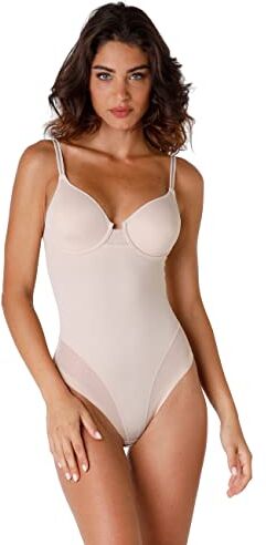 LOVABLE Body con Reggiseno con Ferretto Millennium Equilibre Donna, Skin, 85C