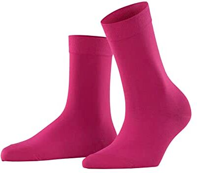 Falke Cotton Touch W SO sottili tinta unita 1 paio, Calzini Donna, Rosso (Berry 8390) nuovo ecologico, 35-38