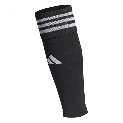 Adidas Team Sleeve 23 Knee Socks, Nero/Bianco, 34-36 Unisex-Adulto