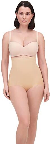 Chantelle BASIC SHAPING, Culotte Vita Alta, Intimo Modellante, Beige (Nude), 44