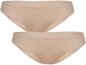 LOVABLE Slip in Microfibra Massima Invisibilità Invisible Bi-pack Donna x2, Skin, 4/L