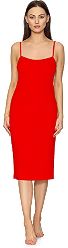 Merry Style Abitino Sottoveste Donna MS10-402 (Rosso, L)