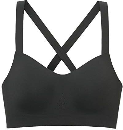 WENJUNneiyi WENJUN Reggiseno Sportivo Da Donna Senza Bordi Con Tracolla Fissa Con 5 Colori Tra Cui Scegliere (Colore : Black, dimensioni : 155/85/S)