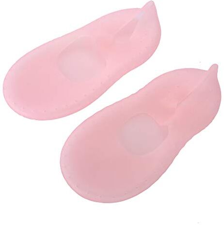 Luqeeg Calzini in Silicone, 1 Paio di Calzini Morbidi All'aloe, Calzini con Tallone in Gel di Silicone, Calzini Idratanti Antiscivolo per Uomo, Strumento di Protezione (1#/M)