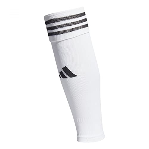 Adidas Team Sleeve 23 Knee Socks, Bianco/Nero, 46-48 Unisex-Adulto