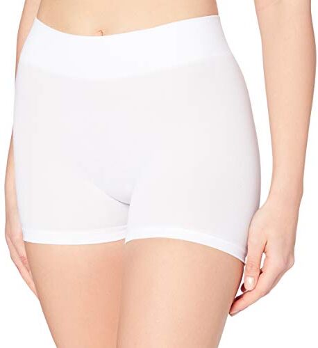 PIECES Pclondon Mini Shorts Noos, Slip Donna, Bianco (Bright White Bright White), 38 (Taglia Produttore: M/L)