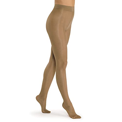 SOLIDEA Collant 140 den CAMEL a maglia liscia VENERE 140 sheer Calze a compressione graduata 18/21 mmHg Art. 0169A4 Tg. M