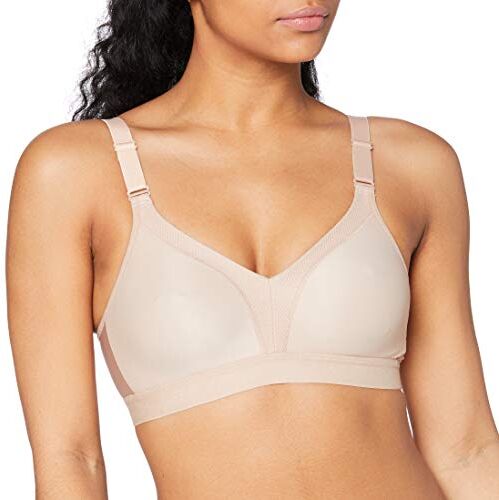 Triumph Triaction Wellness N, Reggiseno sportivo senza ferretto Donna, Neutral Beige, 3E