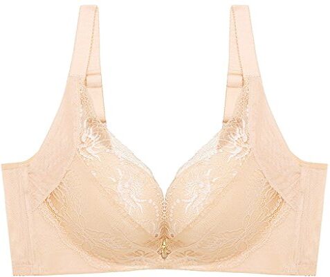 WENJUNneiyi WENJUN Reggiseno Regolabile Senza Cerchi Raccolti Sezione Sottile Sexy Pizzo Traspirante Die Tazza Reggiseno 3 Colori Opzionali