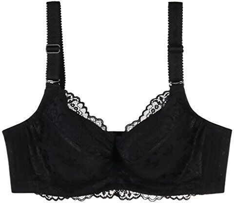 WENJUNneiyi WENJUN Reggiseno Reggiseno Regolabile Reggiseno Sexy Per Donna (Colore : Black, dimensioni : 75C)