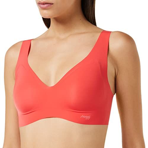 Sloggi Zero Feel Bralette Ex, Bustino Donna, Rosso (Campari), XS