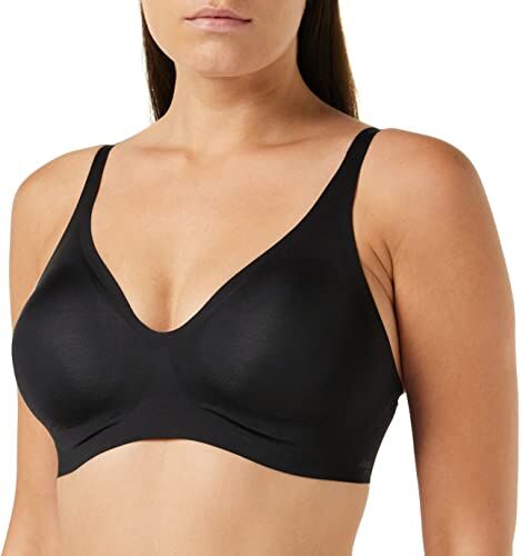 Sloggi BODY ADAPT T-Shirt Bra, Reggiseno, Donna, Nero (Black), S plus