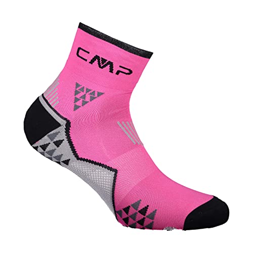 CMP Calzini da trail, Pink Fluo-Nero, 36/38