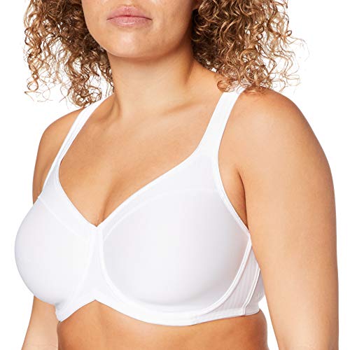 Triumph Modern Soft+cotton W01, Reggiseno Minimizer Donna, Bianco, 4F